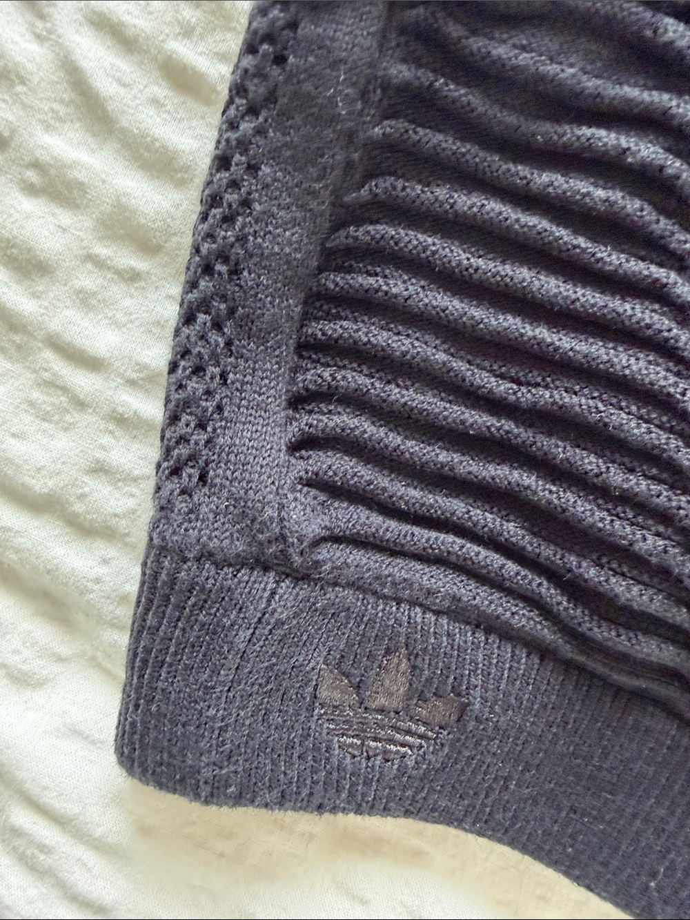 IVY PARK adidas 100% cotton Black Ribbed Zip-Up Crop Tank - Picture 8 of 8